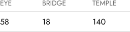 Frame Size Chart